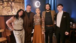 El elenco artístico de Secreto Tango Society.