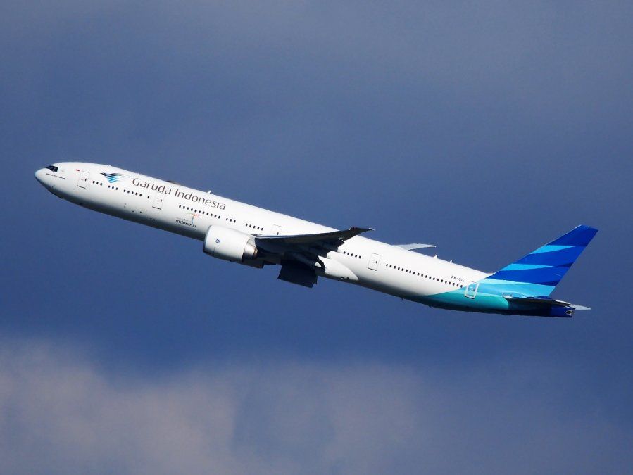 Uno de los Boeing B-777 de Garuda Indonesia Airlines.