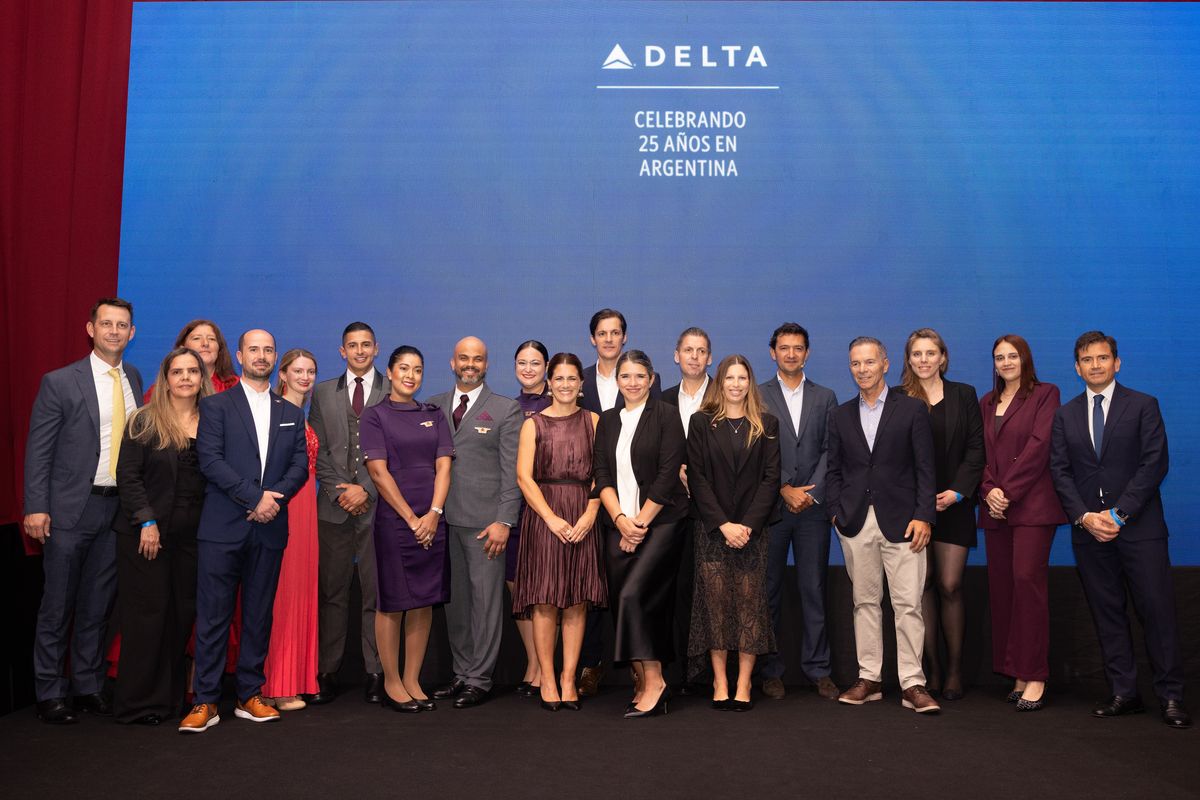 Delta Air Lines celebró a todo lo alto su 25° aniversario de operaciones en Argentina.