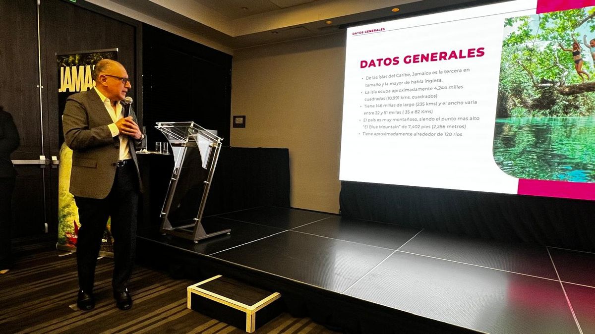 Alex Pace, oficina de turismo de Jamaica y CEO de GMS.