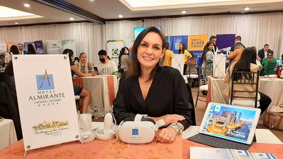 Diana Infante de Hotel Almirante expuso su oferta en los Workshops de Ladevi Cuenca y Quito.&nbsp;