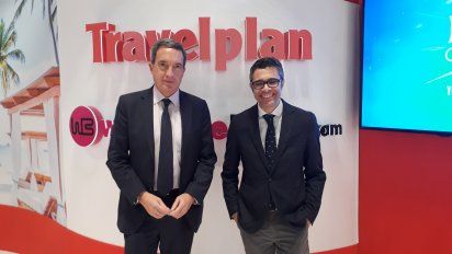 José Ignacio de Oca y Cristian Vieites, central Spain Incoming Office Manager.