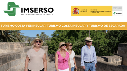 Nuevo plazo de reservas para los viajes del Imserso 2024/2025. Nuevo plazo de reservas para los viajes del Imserso 2024/2025.