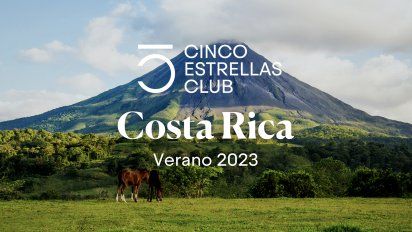 Cartel promocional de los circuitos de Cinco Estrellas Club en Costa Rica en 2023.
