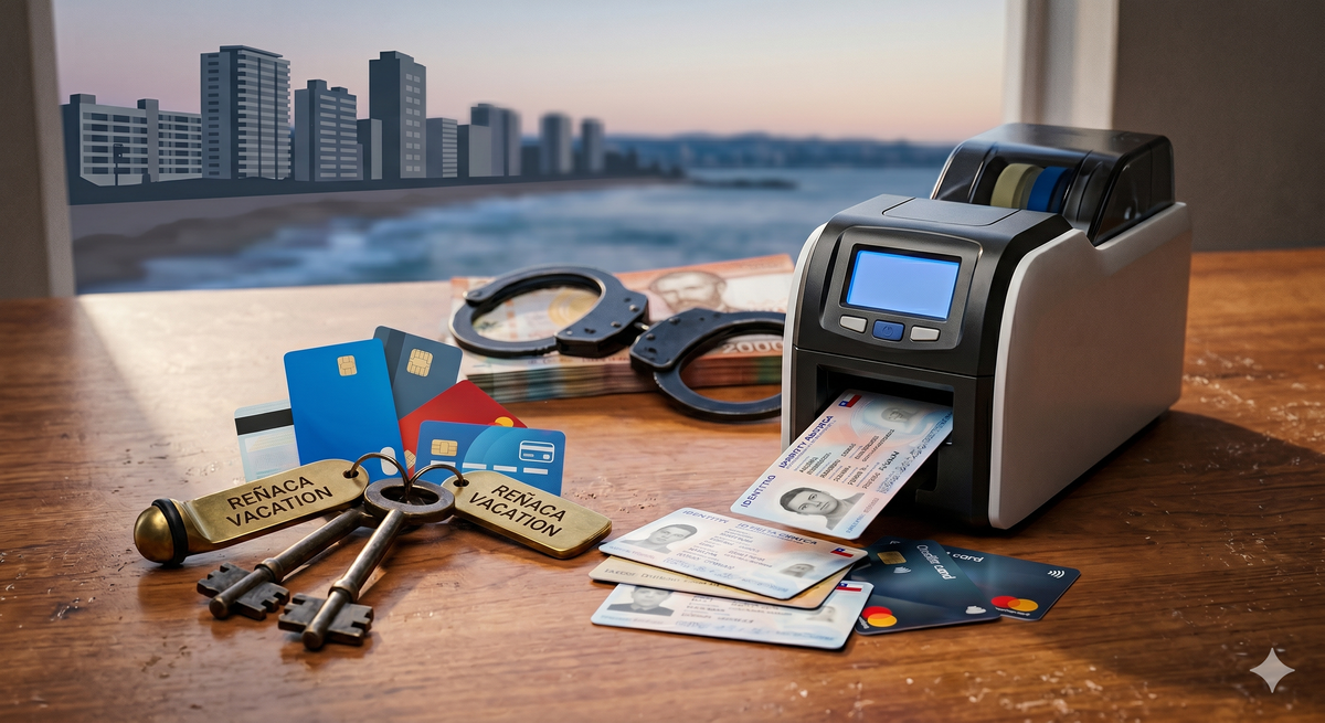 Viña del Mar: delincuentes habrían concretado al menos ocho estafas, en su mayoría, contra turistas de Argentina.