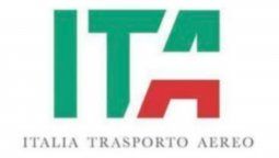El logo de ITA, la sucesora de Alitalia.