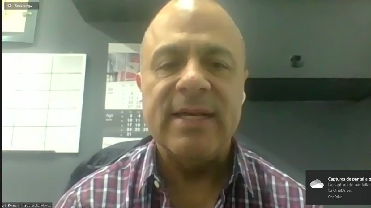 Benjam&iacute;n Izquierdo durante la entrevista con LAdevi Medios y Soluciones.&nbsp;