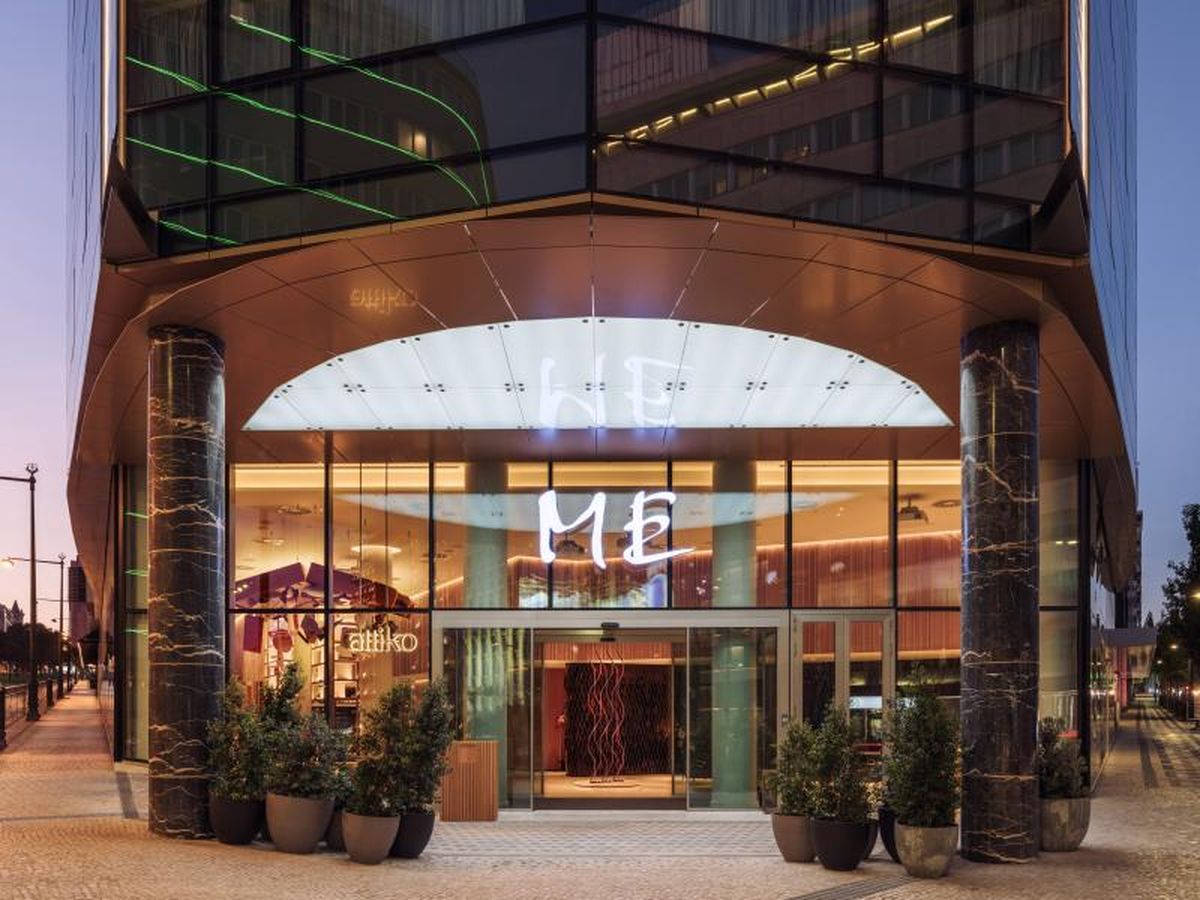 Entrada del hotel ME Lisboa de Meliá Hotels International.