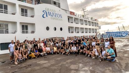 Iberostar reconoce a los agentes latinos con una experiencia a bordo del Grand Amazon Expedition