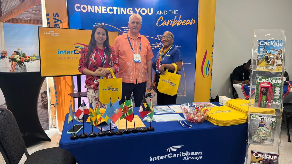InterCaribbean Airways en el Caribbean Travel Marketplace 2025.