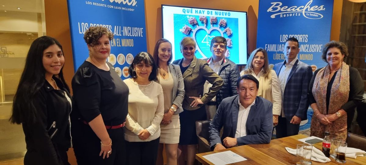 Agencias de viajes invitadas a los 40 años de Sandals.