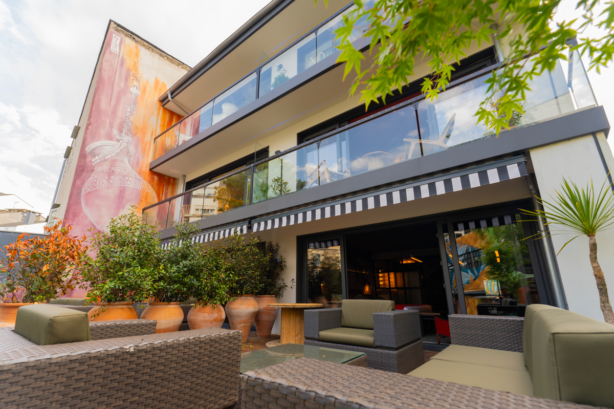 Fachada del hotel Glam Taoo, en Lugo