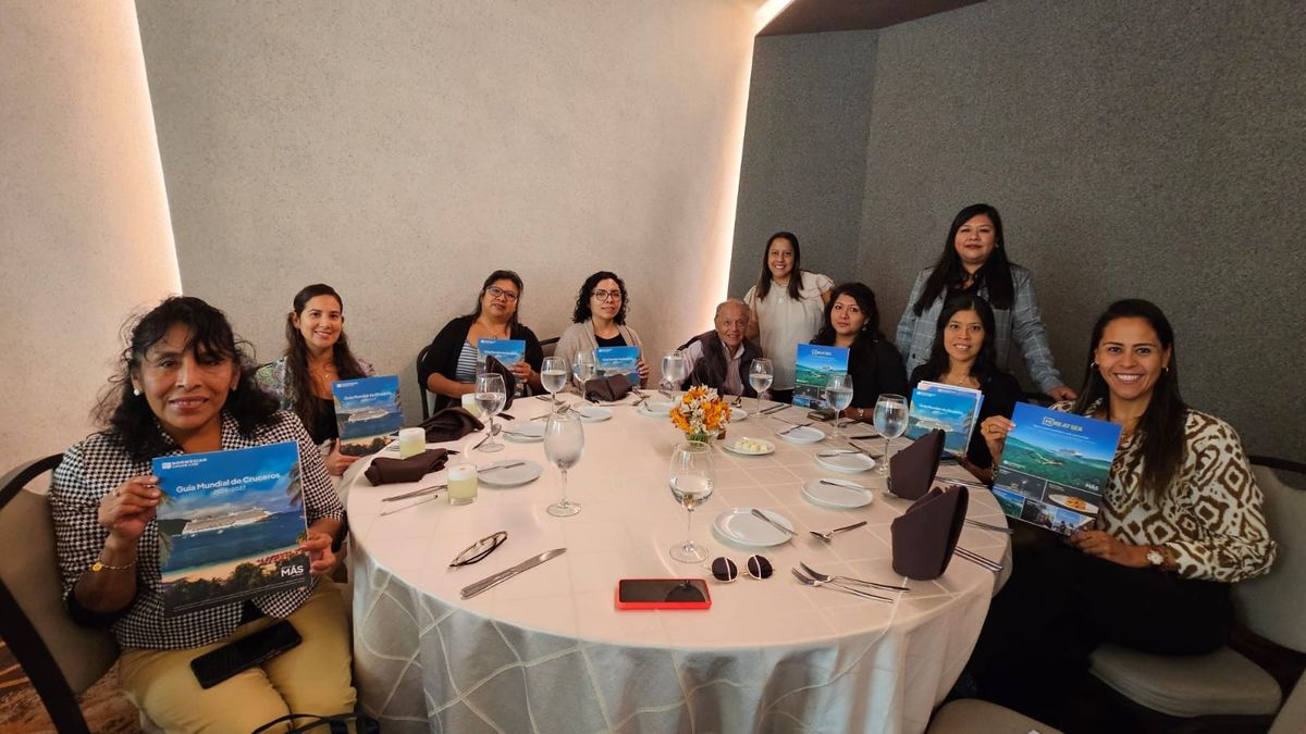 Las agencias de viajes con los portafolios de MP Global Cruises.