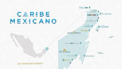 Caribe Mexicano, destino en ascenso.&nbsp;