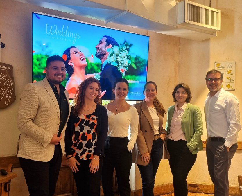 El equipo de Palladium Hotel Group durante el encuentro.