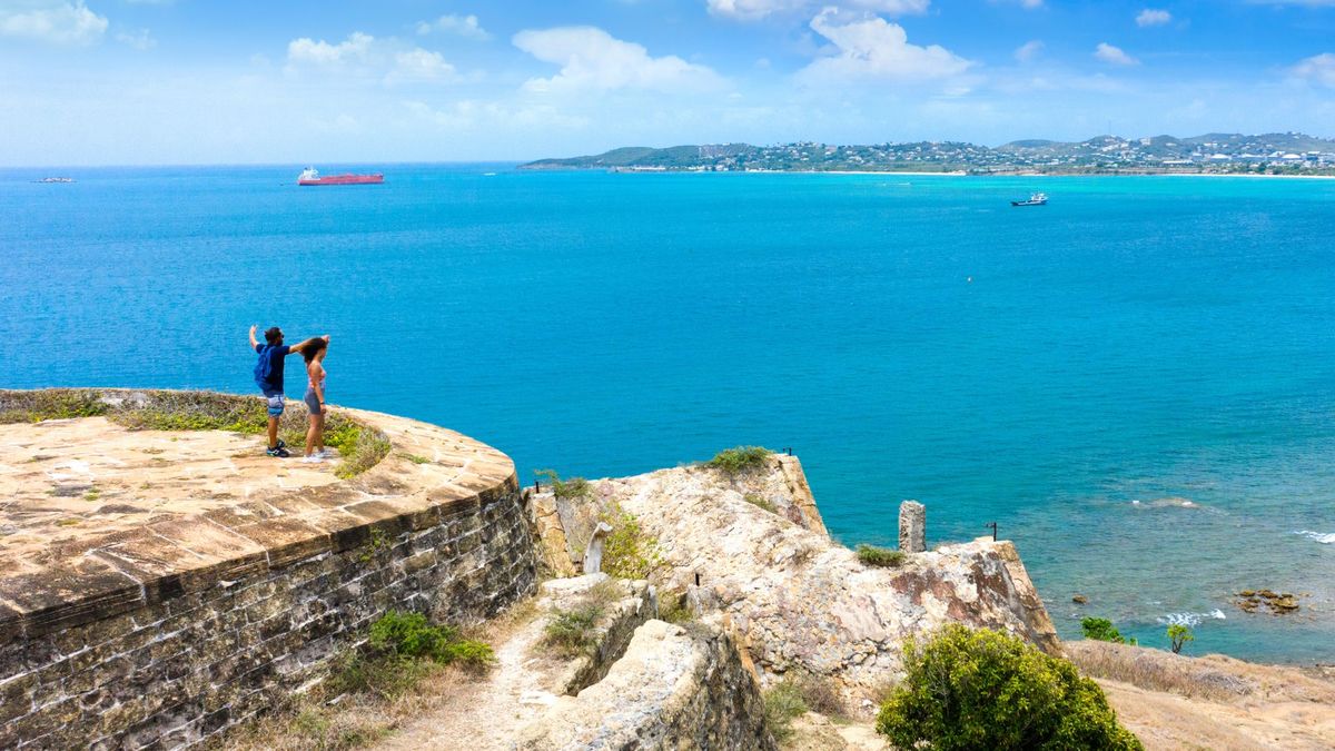 Fort Barrington es uno de los lugares más impresionantes de Antigua y Barbuda.