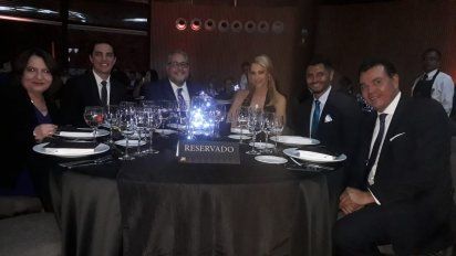 Mesa de Honor de la delegación de Turismo de Houston.