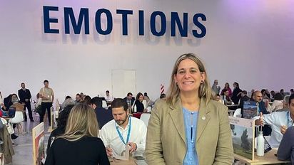 Karina Perticone, directora ejecutiva de Visit Buenos Aires en Emotions 2023.