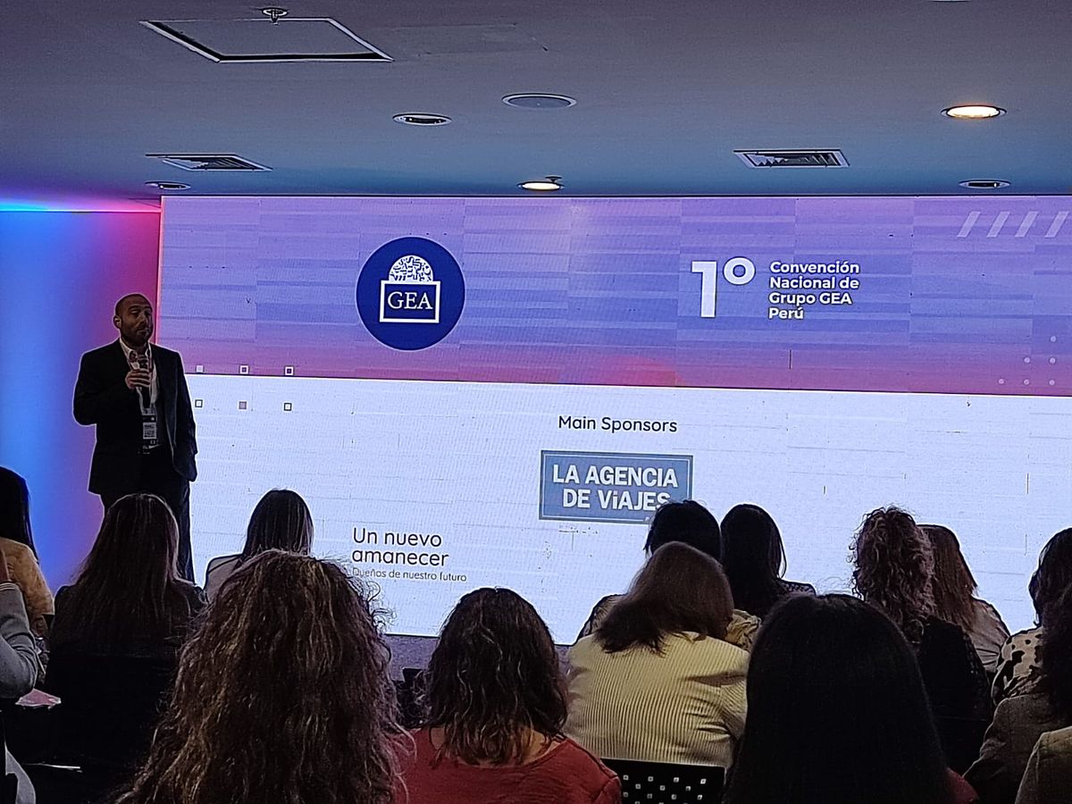 1º Convención Nacional de Grupo GEA Perú: Matías Duek, CEO de GEA Latam, durante su ponencia. - Ladevi Medios y Soluciones 1º Convención Nacional de Grupo GEA Perú: Matías Duek, CEO de GEA Latam, durante su ponencia.