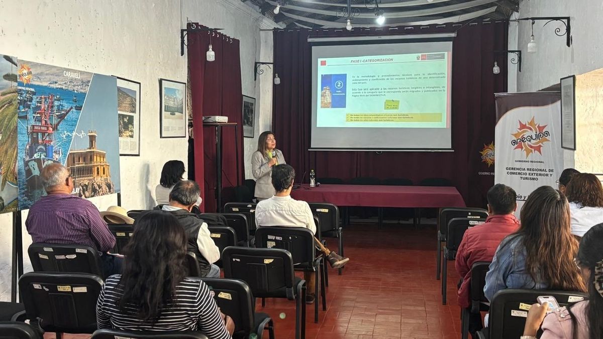 Jornada técnica de Mincetur en Arequipa reforzó la gestión turística y evaluación de recursos.