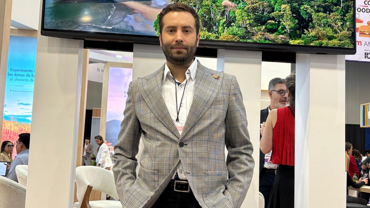 Mateo Gómez, director de ProColombia en IBTM Americas 2025.