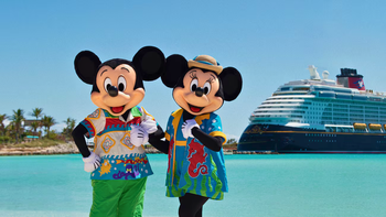 Esta es la promoción de Disney Cruises Line en algunos de sus cruceros.