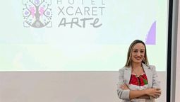 Jeniffer Rivera de Grupo Xcaret estuvo a cargo del seminario que se llevó a cabo en el Workshop de Ladevi Quito.