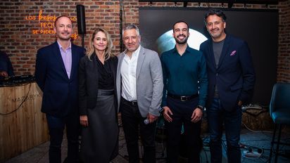 Carlos Ordoñez, gerente comercial del Plus Ultra; Luz Doris Bustamante, Country Manager de Universal Assistance en Colombia; Fabián Manotas, director regional de Ladevi; Bryan Mantilla, &nbsp;gerente comercial para Colombia de Visit Florida y Alex Ruiz, director de Ventas para Sudamérica de Hyatt Inclusive Collection.