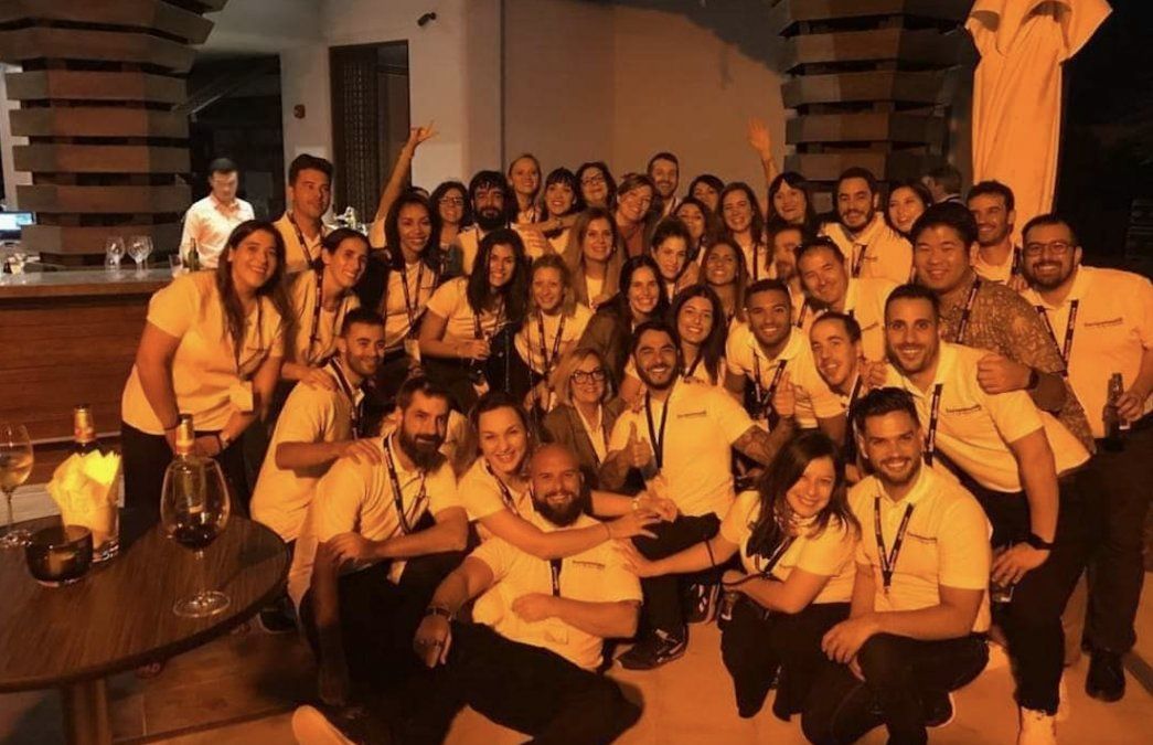 Parte del equipo de Europamundo.