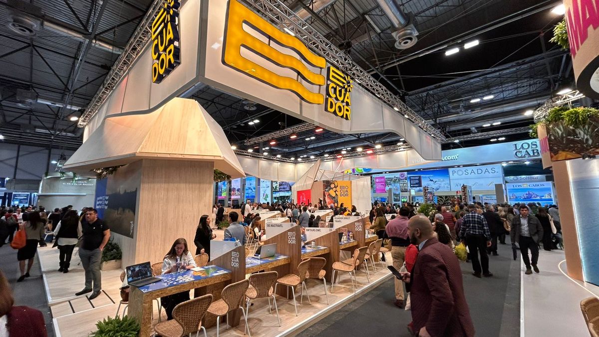 Stand de Ecuador en Fitur 2025.