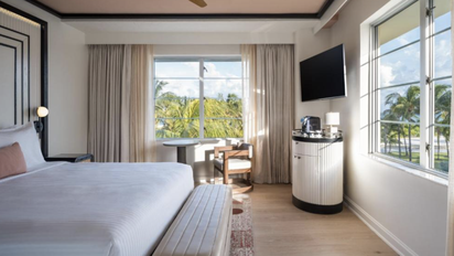 Una de las habitaciones del Eurostars Winter Haven 4 estrellas en Miami.