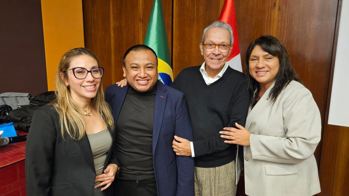 Patricia S&aacute;nchez, Amet Miranda, Jose Luis da Cunha y Marlene Iannacone.