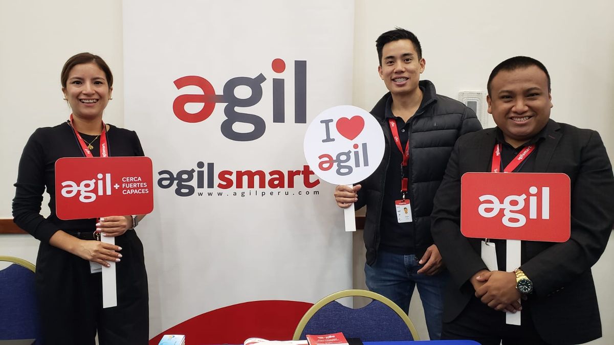 Stand de Ágil en el Workshop de Ladevi edición Perú 2024.