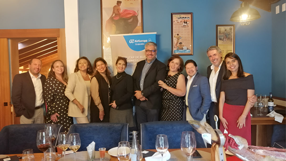 Los mejores vendedores de Air Europa de la ciudad de Quito disfrutaron de un almuerzo-premiación. 