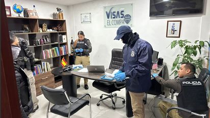 Allanan oficina de red de coyoteros que se hacía pasar por agencia de viajes en Quito