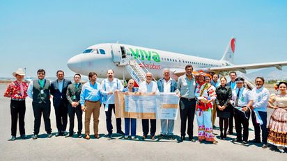 Riviera Nayarit inauguró los vuelos entre el AIFA y Tepic