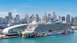 Norwegian Cruise Line: el Norwegian Aqua listo para partir de Miami en su crucero inaugural.