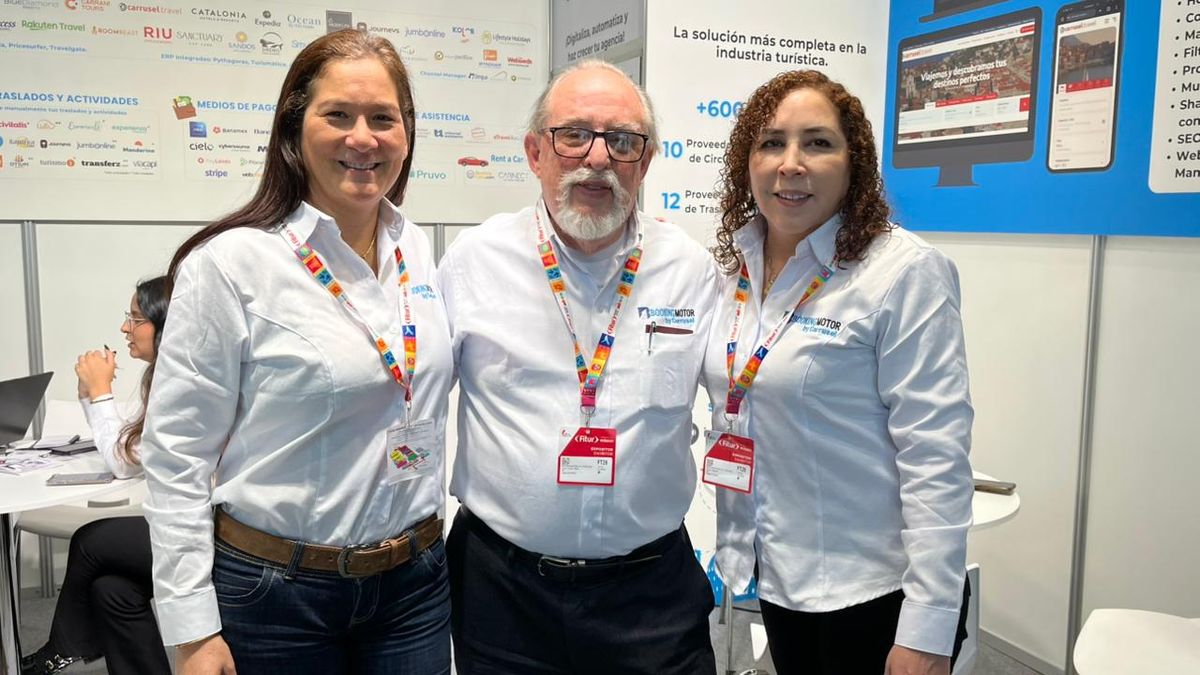 Miriam Rondón, José Carlos Plaza y Rocío Salcedo, equipo de Bookingmotor by Carrusel.