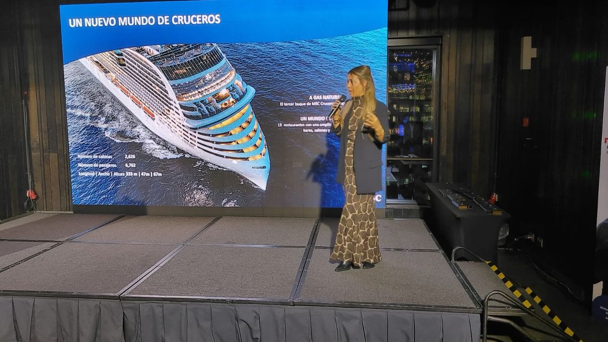 María Lucía Parera, supervisora comercial Latam de MSC Cruceros.