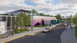 Render de un sector de BA Ferial, el nuevo predio para turismo MICE que se desarrollará en Costa Salguero.