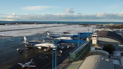 Aeropuerto Internacional Carlos Ibañez del Campo de Punta Arenas, Región de Magallanes.