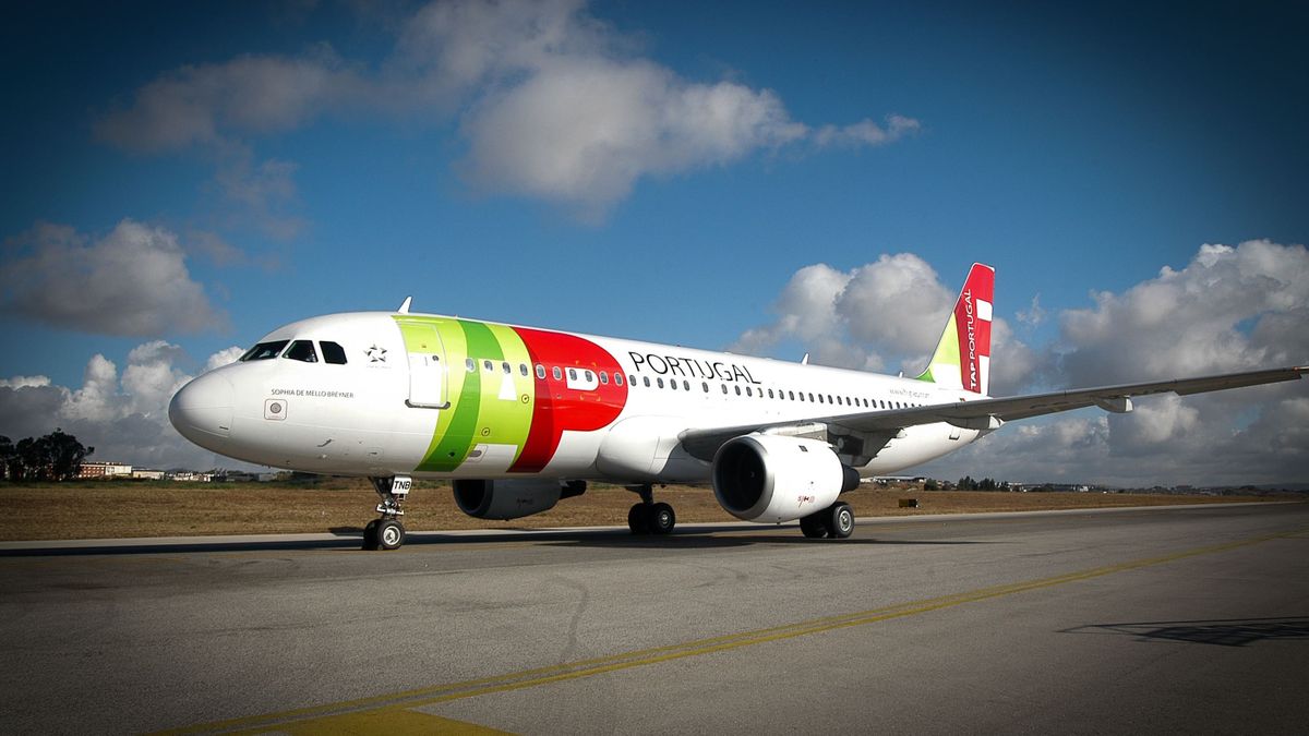 Un Airbus A320-3 de TAP Air Portugal.