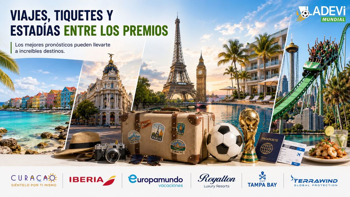 Todavía puedes sumarte a Ladevi Mundial y ganar viajes, tiquetes y estadías.