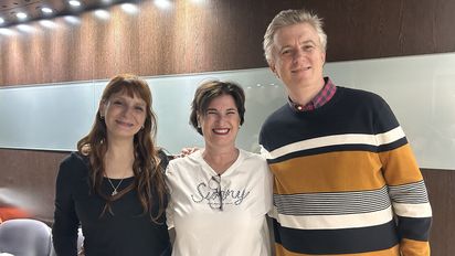 Europamundo: Anabella Della Zoppa, responsable de Catálogos y Folletos; Lola Aguilera, nueva gerenta comercial de Producto; y Lucas Ozuna, director comercial para Latinoamérica.