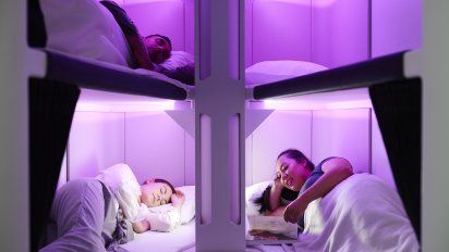 Para instalar los “Skynest”, Air New Zealand removerá 5 butacas de clase Económica para hacer espacio para las 6 literas que habrá en cada uno de sus ocho aviones Boeing 787-9 Dreamliner.