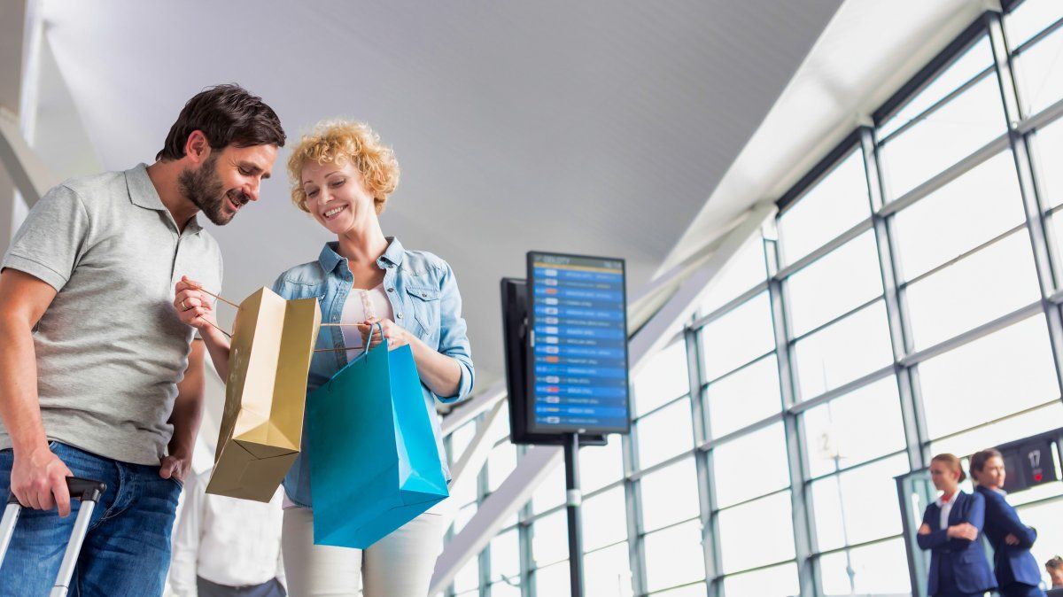 No es posible comprar en el Duty Free Shop de Aeroparque en los vuelos nacionales.