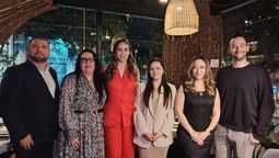 El equipo de Info Center y Aviareps en el evento de promoción de Las Vegas.