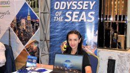Dina Moncayo de Viajes Amazonas, empresa representante oficial de Royal Caribbean en Ecuador, destacó las bondades de la naviera.