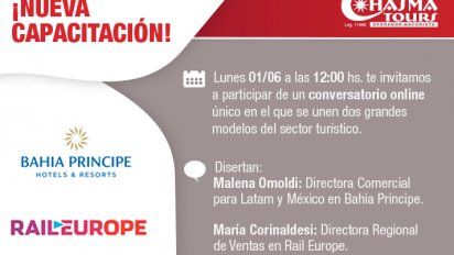 CHASMA TOURS. Un encuentro con Bahia Principe y Rail Europe