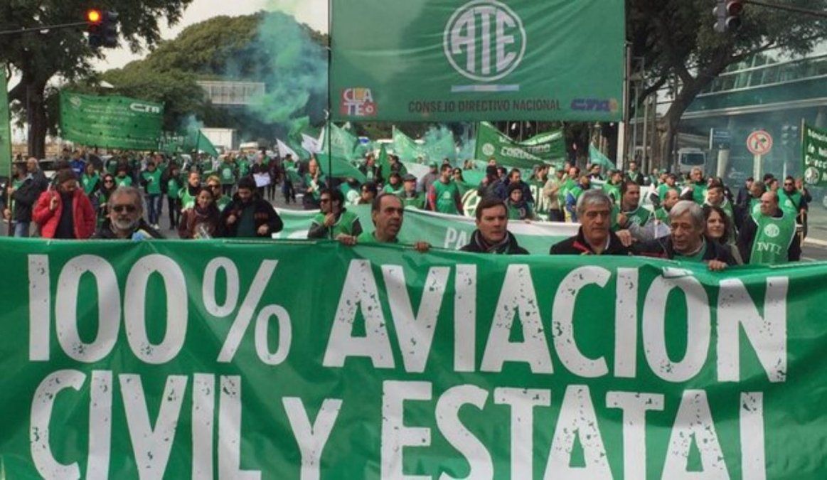 Movilización de ATE-ANAC.